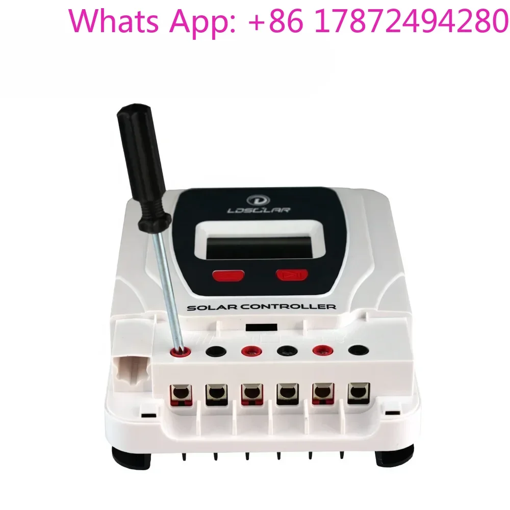 Solar Panel Charger Controller 60a 60 Amp PWM Solar Charge Controller 48V With Free Use Screwdriver Inside