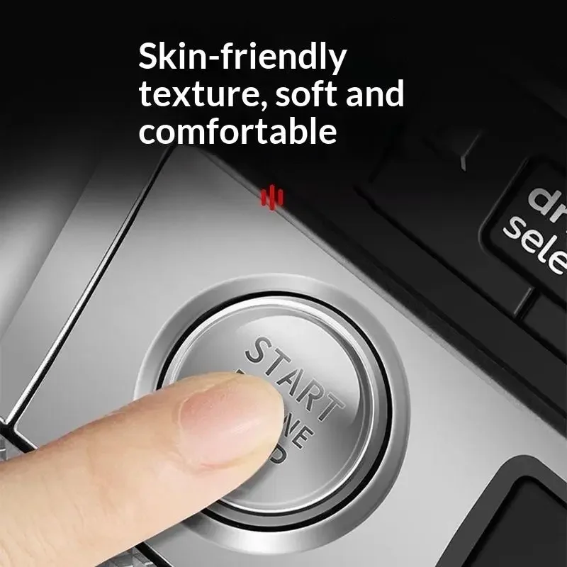 Crystal Clear Car Ignition Switch Button Protector Universal Start Stop Sticker Cover For All Vehicles Anti Scratch DIY Cut