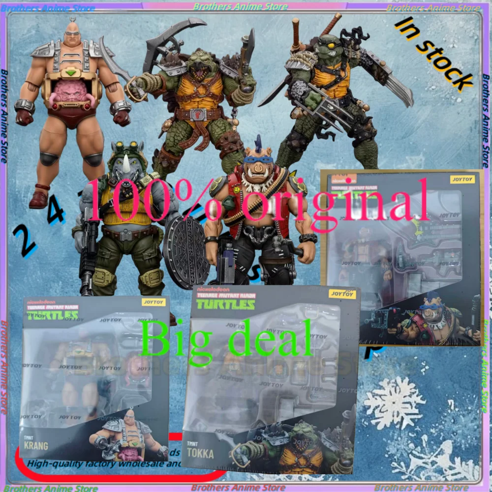 

【In stock】Original JOYTOY TMNT-Krang 1/18 Action Figures Models Toys Collection Ornaments
