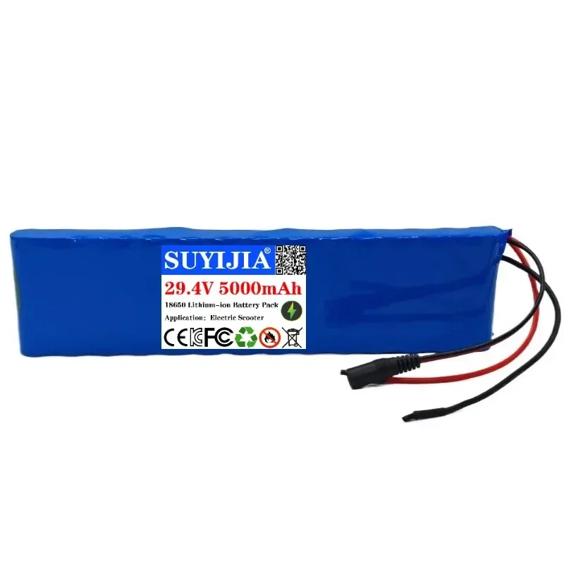 

18650 7s2p 29.4V 5000mah Lithium-ion Battery Pack, 29.4V10800mAh Lithium-ion Battery Suitable for Electric Scooters and Bicycles
