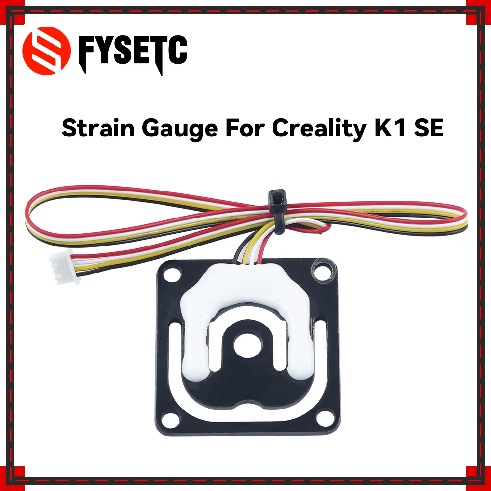 

NEW Strain Gauge For Creality K1 SE White and Durable Temperature Resistant Wire Strain Gauge For 3D Printer Parts