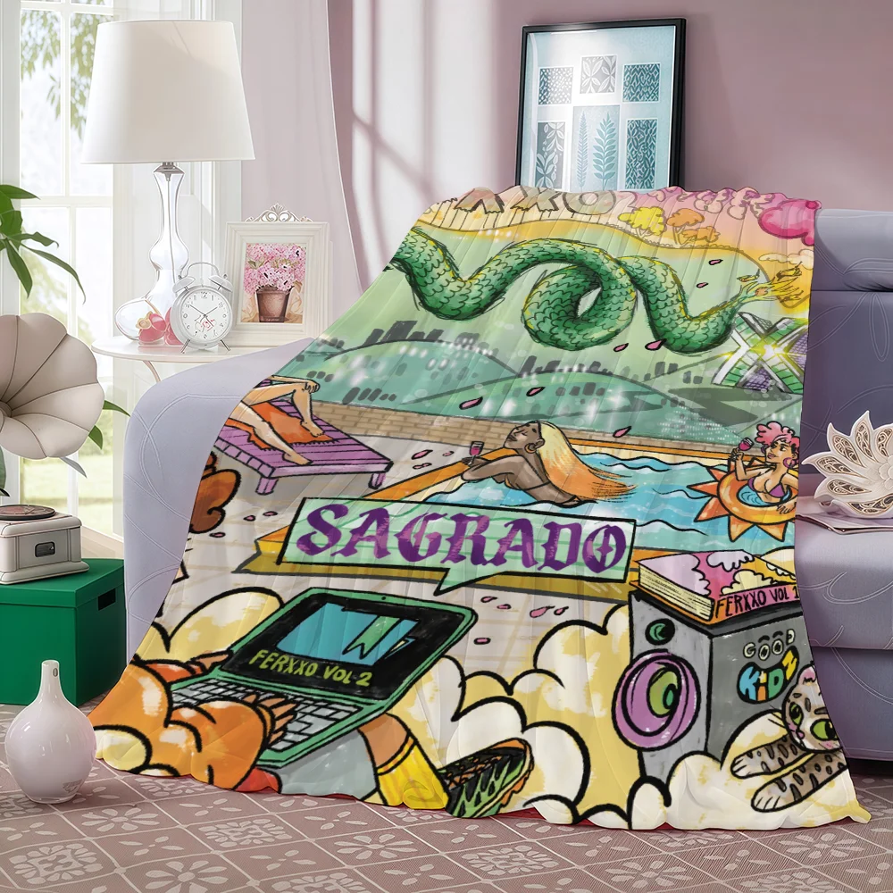 

Colombia Singer Feid Ferxxo Blanket Soft and Skin Friendly For Couch Bed Napping Bedspread All Seasons Comforter