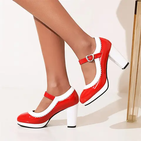 12 best sales नीली ऊँची एड़ी - №11