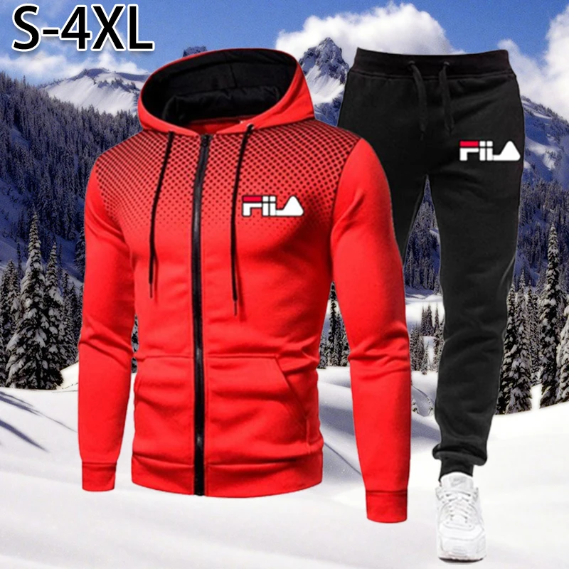 2023 Men's Sets Hoodies+pants Autumn Sport Suits Casual Sweatshirts Tracksuit Sportswear Male Casual Sports Jacket Jogging Suit