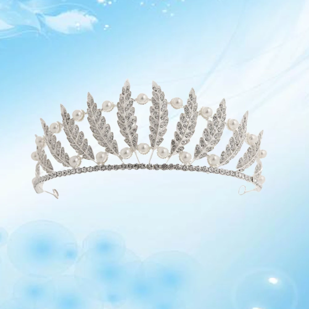 

Party Costume Headband Rhinestone Crown Rhinestones Elegant Headwrap Women's Hair