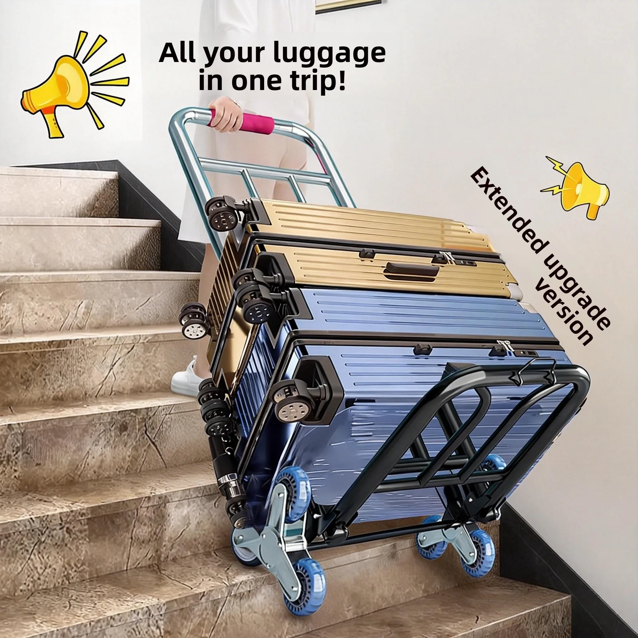 student-luggage-cart-portable-hand-pulled-suitcase-stair-climbing-wheelbarrow-school-opening-special-carry-on-bag-trolley