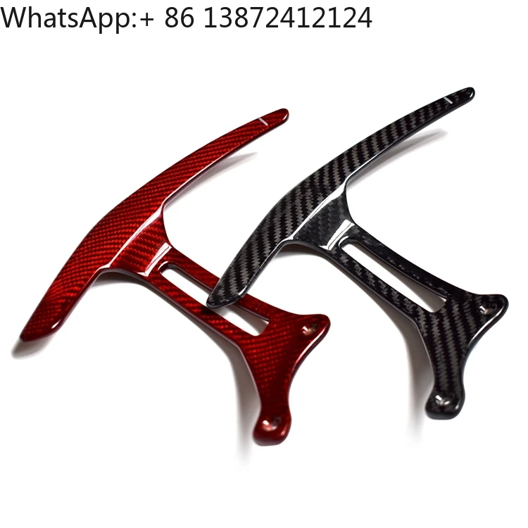 

Glossy Carbon Fiber Shift Paddle Blade for Ferrari 458 430 360 Steering Wheel Paddle Shifter Extenders