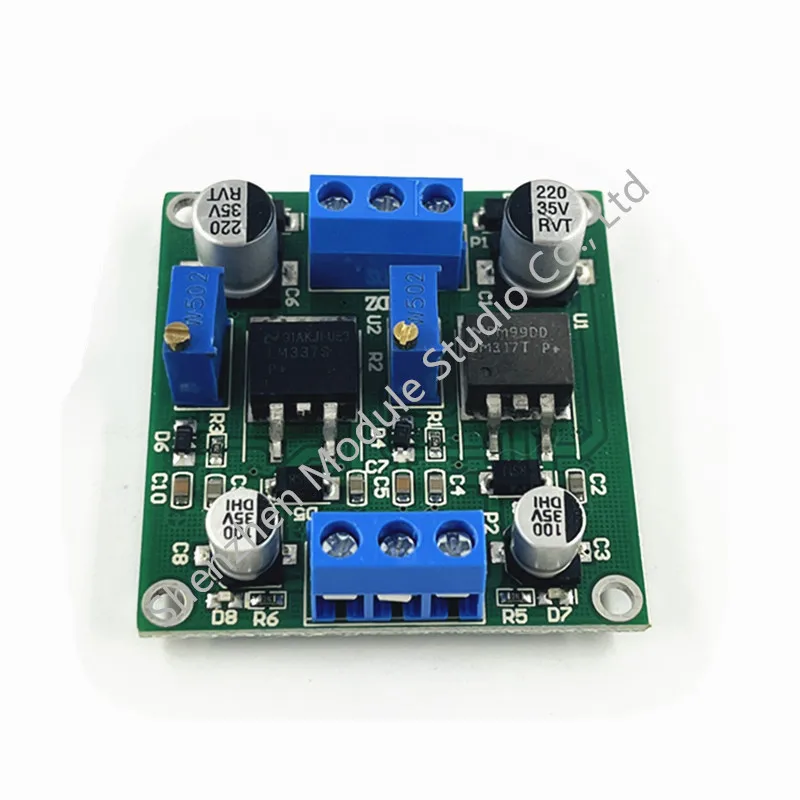 1pcs LM317/337 Stabilizing Power Module Positive/Negative Voltage Regulator Modules Low Ripple Electronic Voltage Regulator