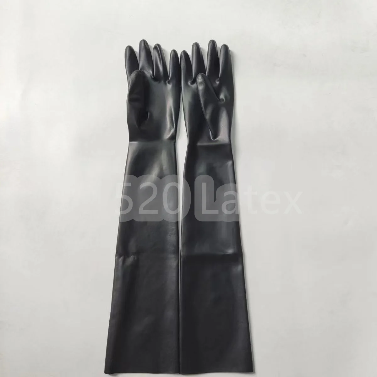 Free shipping !!! Hot Wrist seamless latex unisex gloves  mould made long latex gloves fetish latex gloves