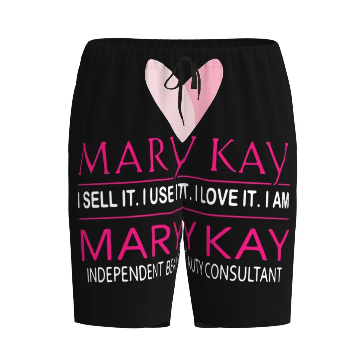 

Мужские шорты-пижама Custom Top Mary Kay I Sell It I Use It: шорты для сна, домашние штаны, нижняя часть пижамы