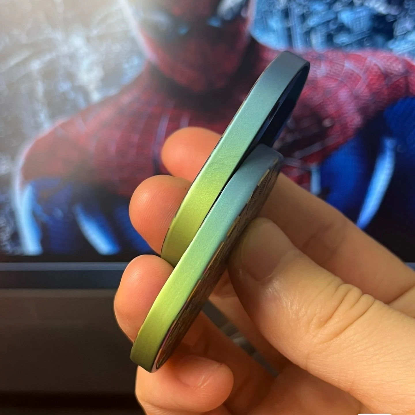 Splash encre couleur alliage de titane mécanique Dragon Fidget curseur jouets EDC Fidget Anti-Stress métal Fidget Spinner jouets