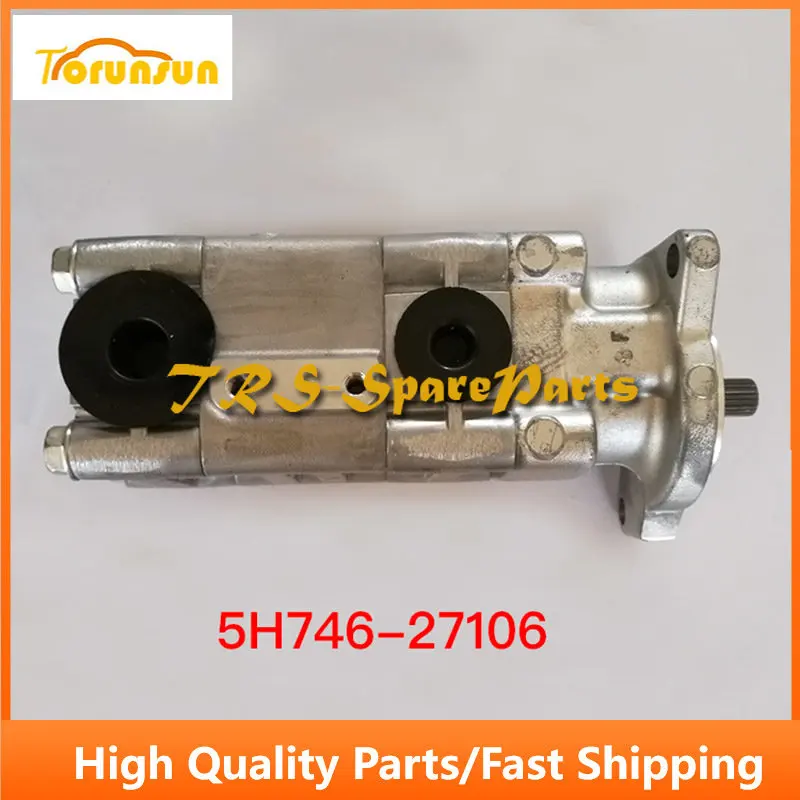 New Hydraulic Pump 5H746-27106 5H74627106 for Kubota V2403 Engine Harvester 758