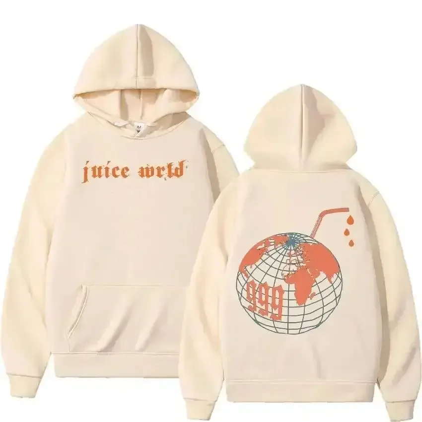Juice WRLD Hoodies Herren Damen Kapuzenpullover Mode Hip Hop Casual Pullover Herbst Jungen Mädchen Schwarze Streetwear Juicewrld – Detail 8