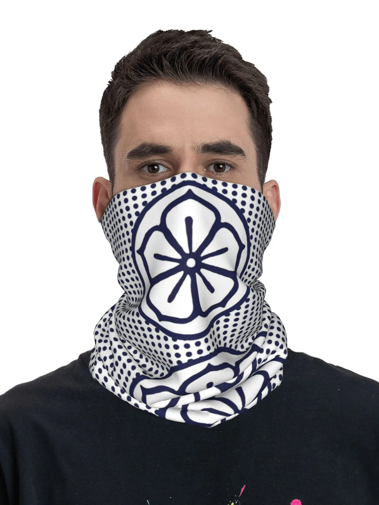 AliExpress Karate Miyagi LaRusso Lotus Flower Bandana Neck Gaiter Printed  Wrap Scarf Multifunctional Face Mask Cycling Unisex Adult
