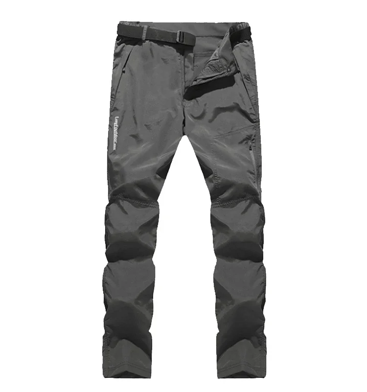 Men's Summer Hiking Pants Breathable Quick Dry No Elasticity Outdoor Sports Climbing Trekking Mountain Trousers Camping