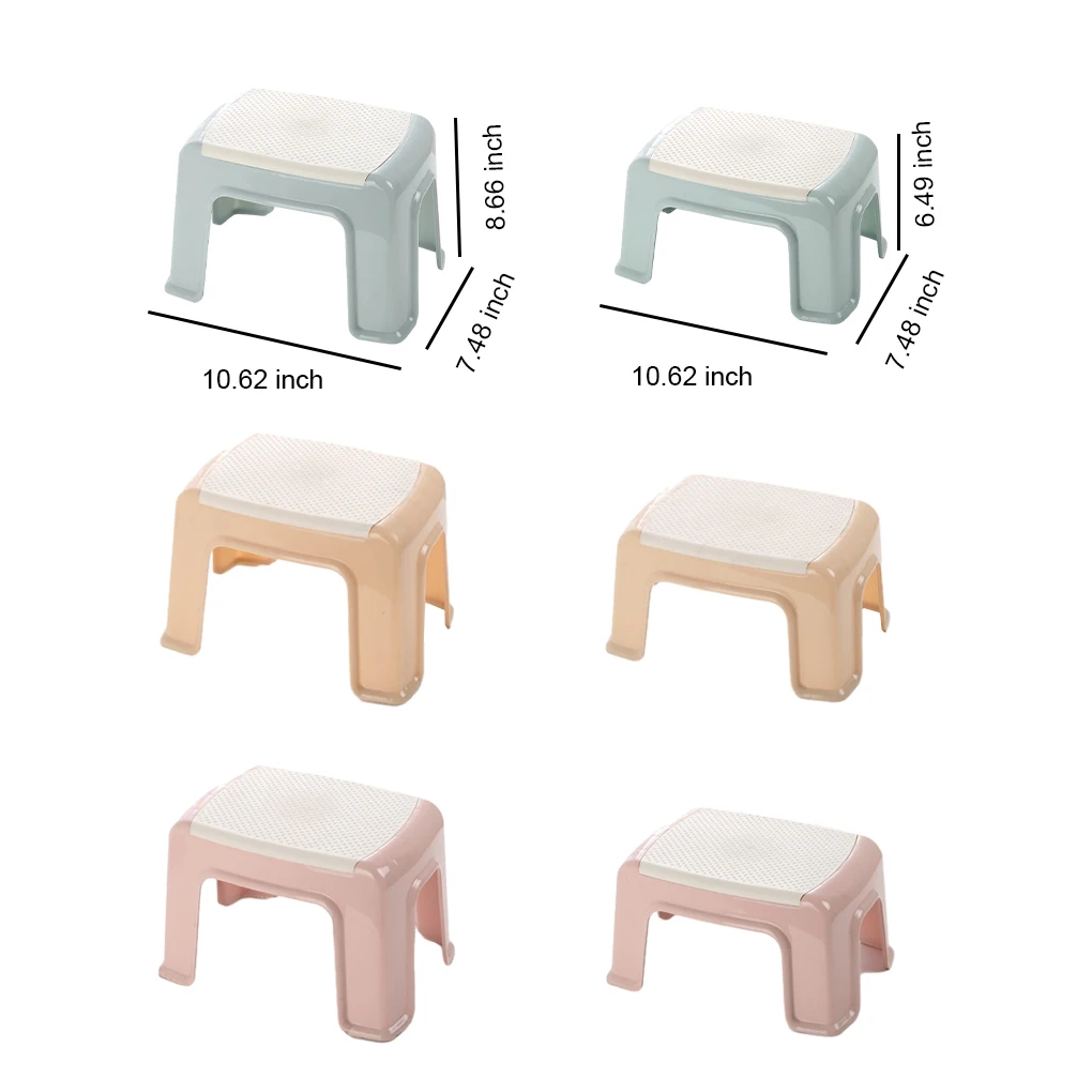 Plastic Step Stool Thick Stools Adults Children Shoe Changing Seat Home Furniture Bench Bathroom Toilet Kindergarten