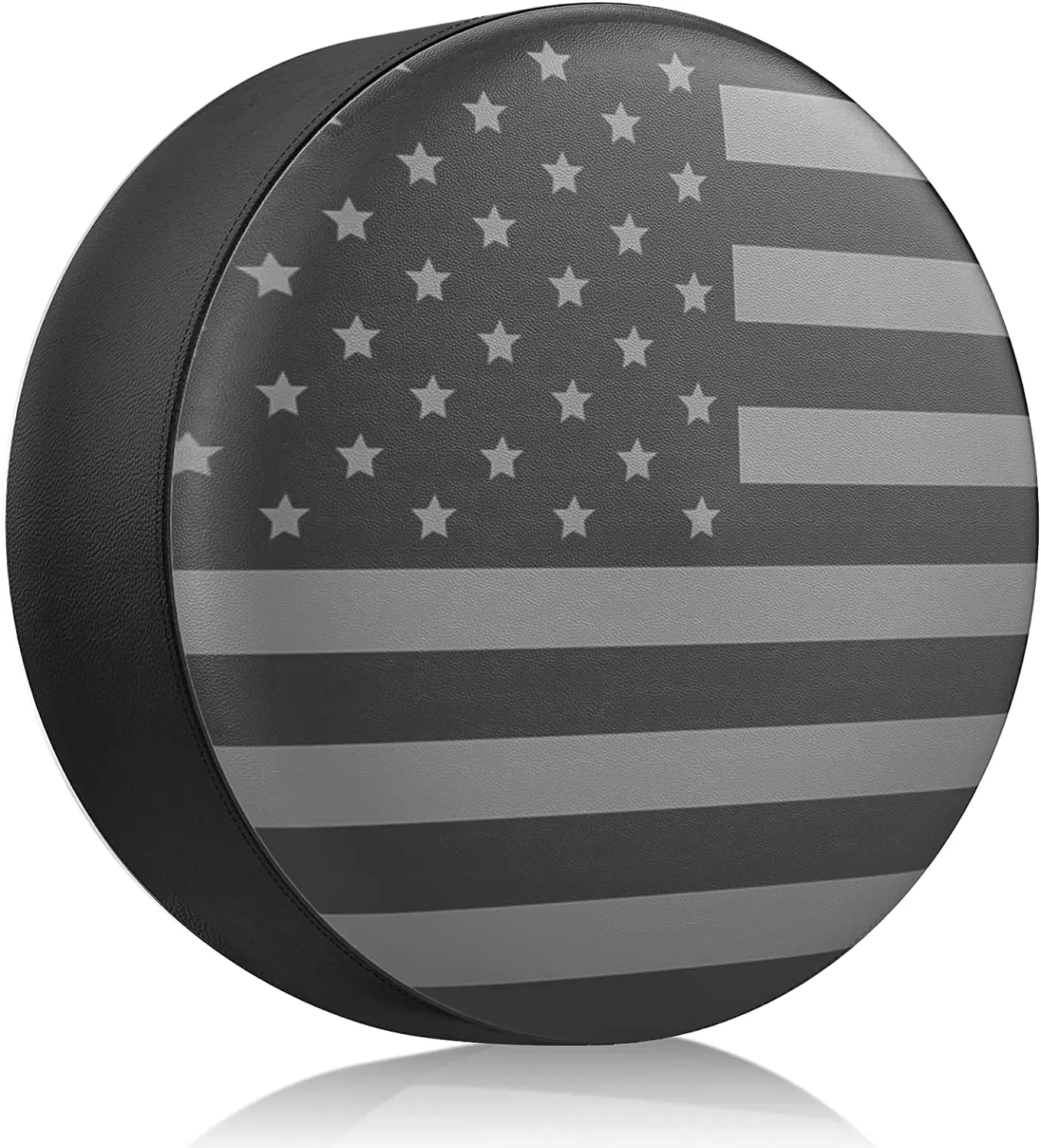 

Spare Tire Cover for RV Trailer, Waterproof Leather Wheel Cover with American USA Flag, Camper Spare Tire Cover Fit for Car Wra