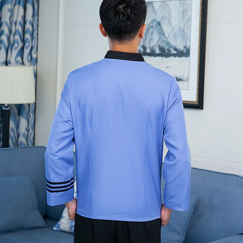 여성용 청소 작업복 프로퍼티 호텔 룸 클리너 아줌마 게스트하우스 통기성 웨이터 긴 소매 가을 겨울 의상