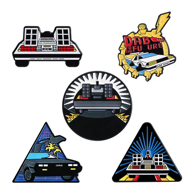 Cartoon Brooches Fun Adventure Car Metal Badges Small Gifts Wholesale Bag Pins for Caps Brooch Backpack Accessories Lapel Pin