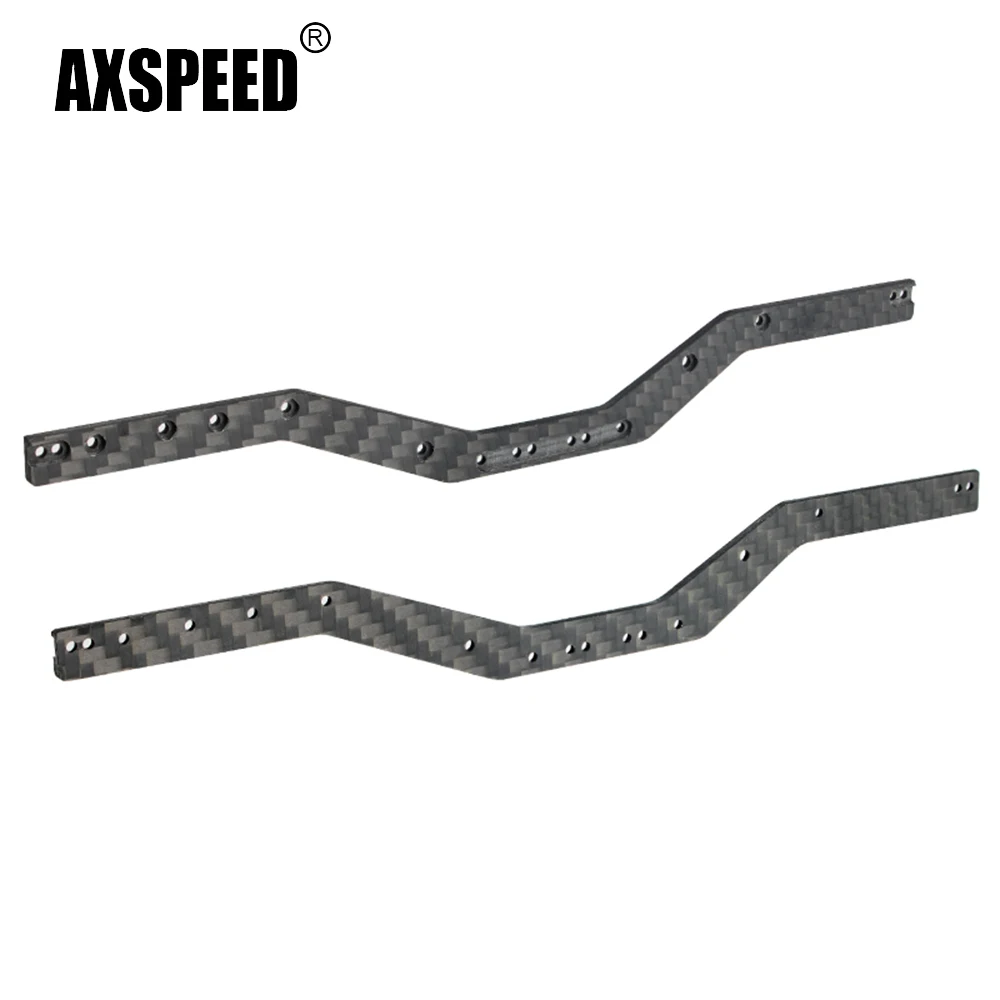 

AXSPEED Carbon Fiber Beam Rail Car Frame Bracket for Axial SCX24 Deadbolt C10 Wrangler Gladiator Bronco 1/24 RC Crawler Car Part