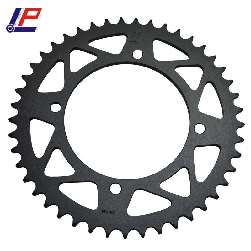 LOPOR 520 CNC 16T 45T Front Rear Motorcycle Sprocket for Yamaha XV250 3LW/S,KF Virago Route 66  V-Star XV 250 1988-2020