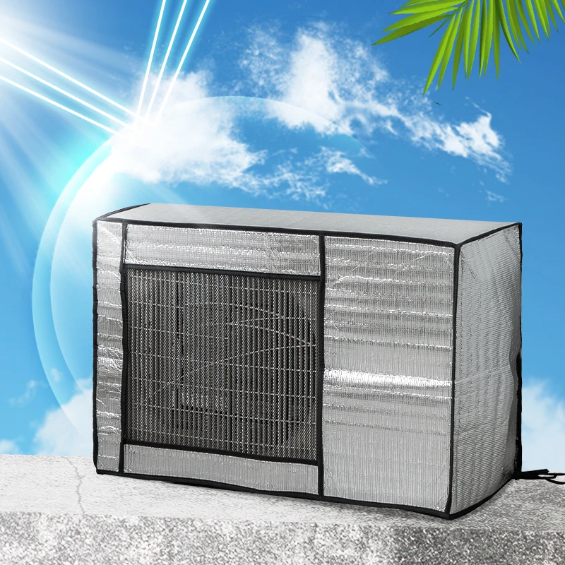 Aluminum foil Air conditioner cover Portable household Multiple size selection Dust cover Sun protection and waterproof