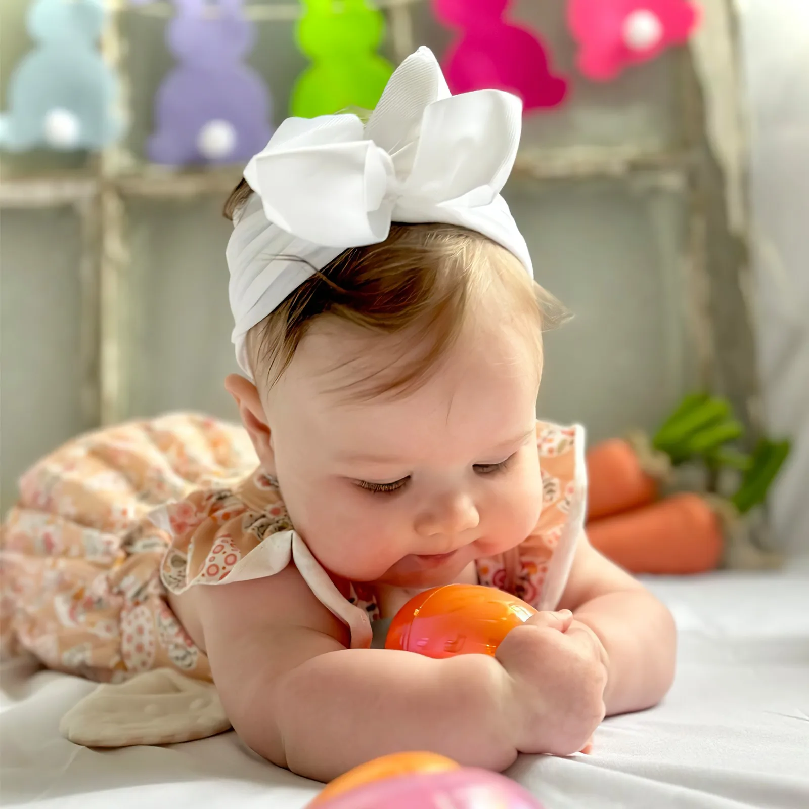 20 Colors Baby Nylon Knotted Headbands Girls Big 4.5 Inches Hair Bows Head Wraps Newborn Infants Toddlers Hairbands