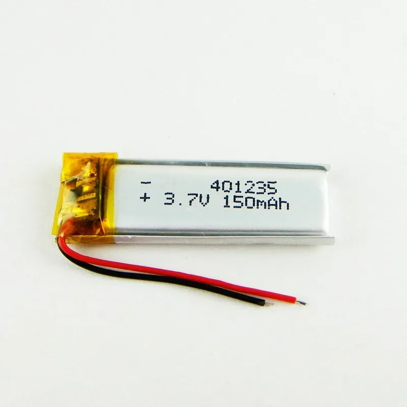 Nieuwe bruine 3,7 V lithium-polymeerbatterij 041235401235   Camera Pen Recorder Bluetooth Batterij Oplaadbare Li-ion Cel Goed A