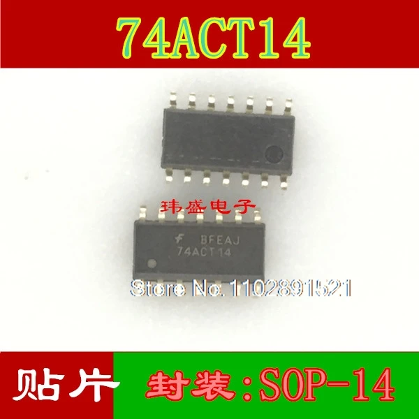 

(10PCS/LOT) SN74ACT14DR SOP14 74ACT14 TOS SO-14