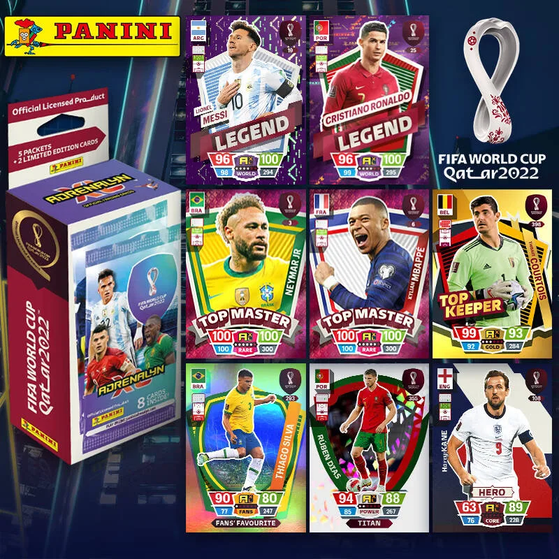 2022 Panini Card Qatar World Cup Official Collection Card Blind Box Bag Collection Brand Toy Basic Card Bag