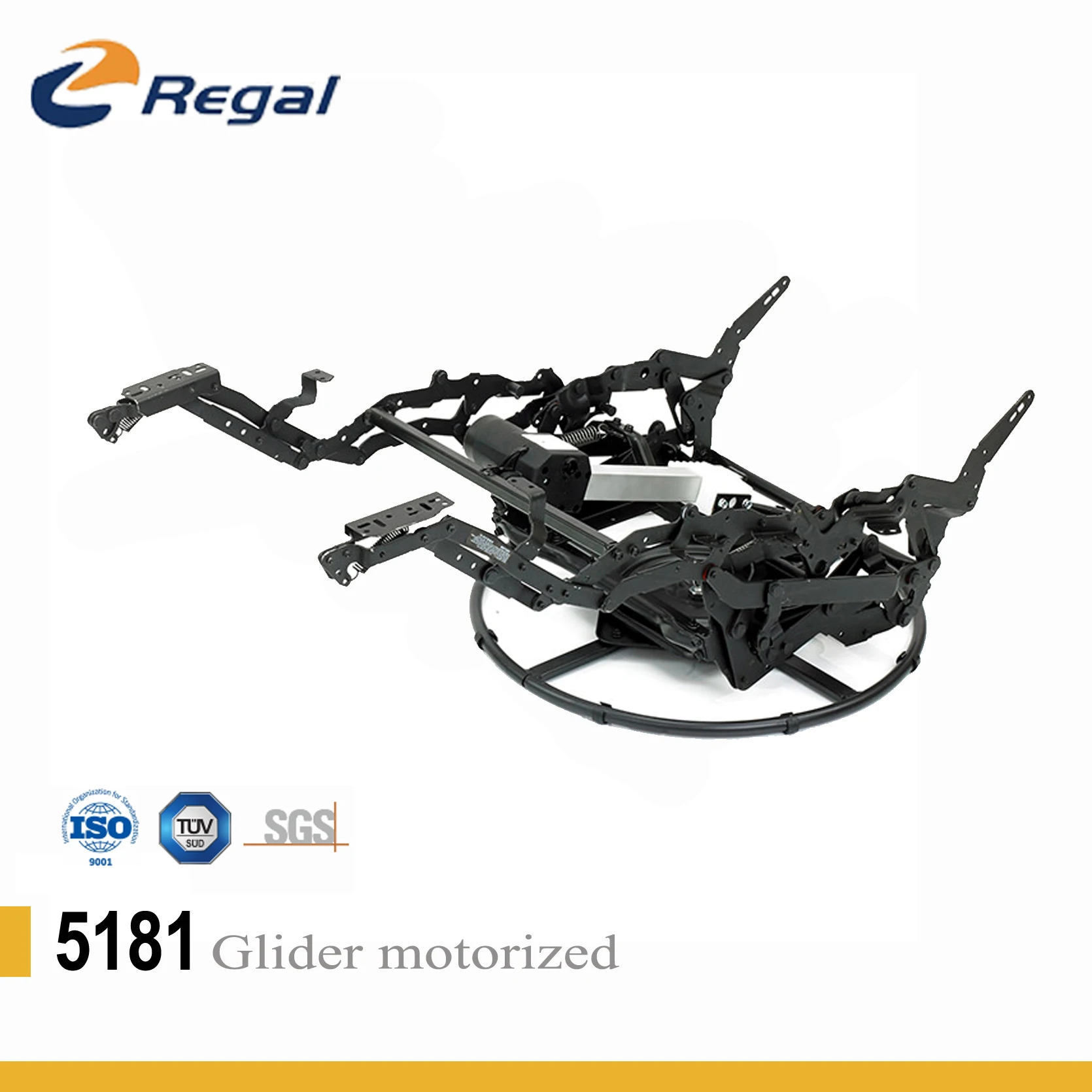 

REGAL 5181 Electric Glider And Swivel Furniture Sofa Push Back Massage Recliner Sliding Seat Mechanism Folding Metal Frame