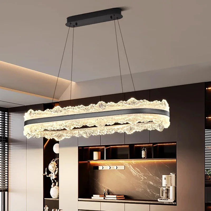 Modern Luxury Crystal Villa Hanging Chandelier for Living Room Kitchen Dining Table Home Decoration Interiordesign Lighting