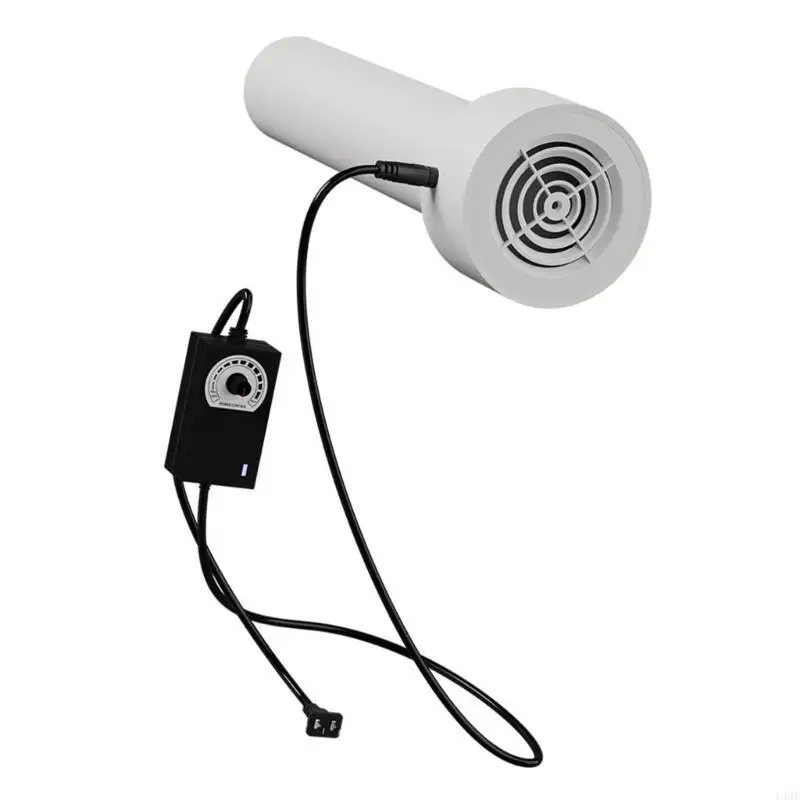 Portable 12V Inline Duct Fan For Heating And Air Conditioning Applications L4MF