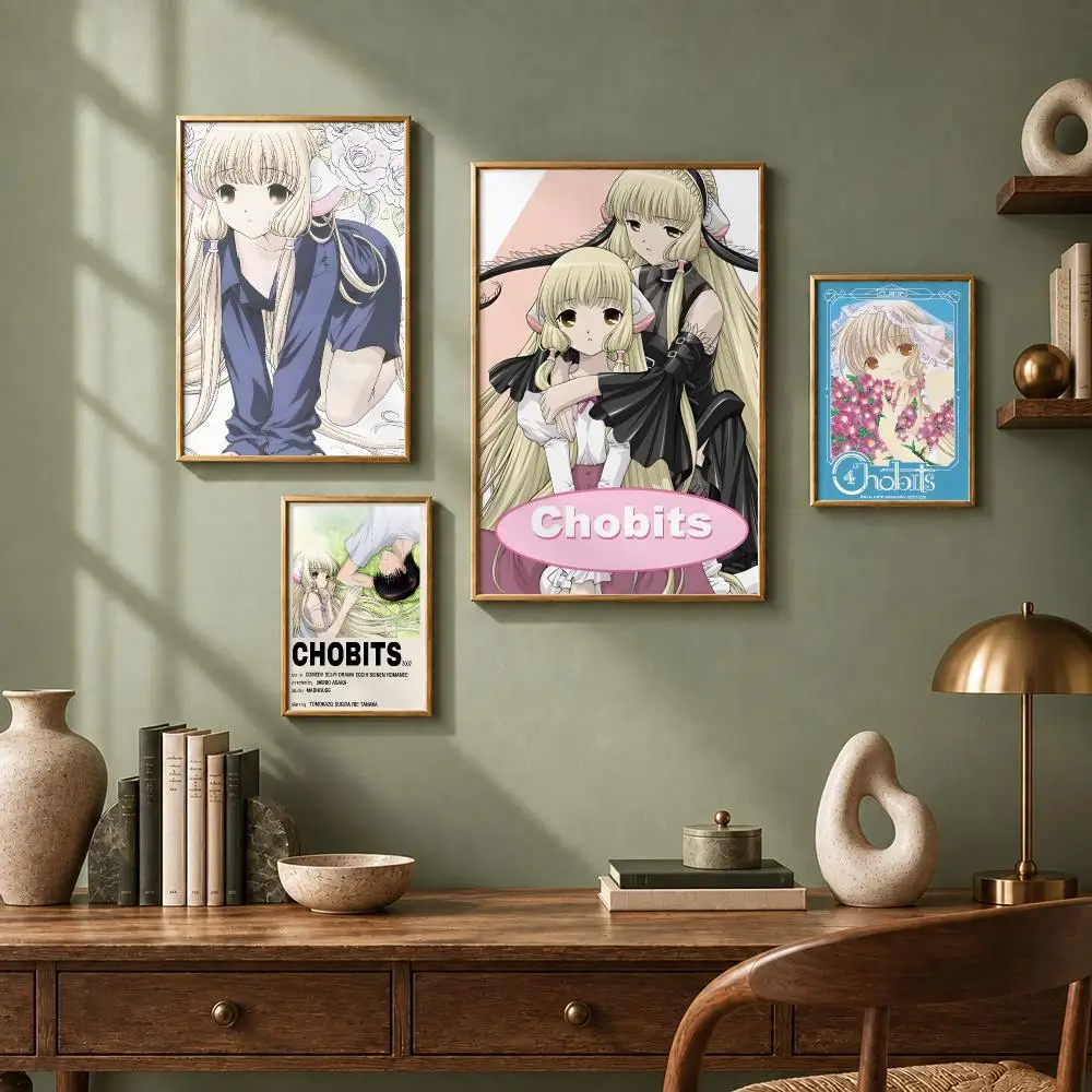 Kawaii Anime Chobits Poster HD Self-Adhesive No Residue After Removal Ideal for All Kinds of Wall Decor