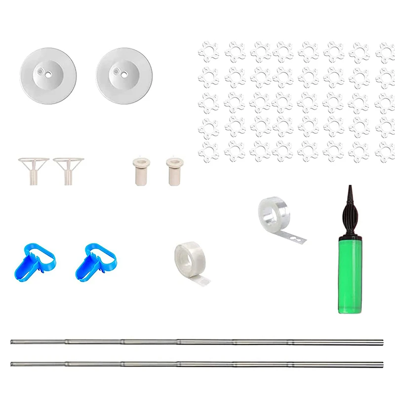 Balloon Column Stand Kit,Adjustable Balloon Column Kit, Metal Telescopic Pillar Balloon Stand, Birthday Party, Graduation, Weddi