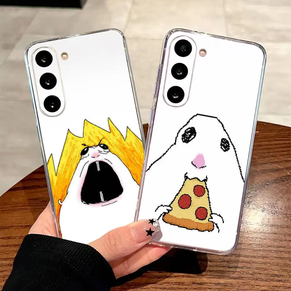 goofy hamster  Phone Case For Samsung A05 A54 A34 A24 A14 Cover Transparent Silicone Phone Cover