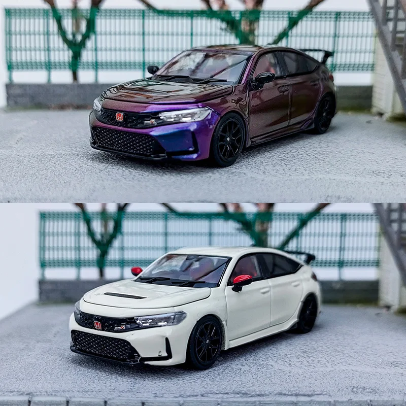 

MH 1:64 Scale Diecast Alloy CIVIC TYPE R（FL5) Toys Cars Model Classics Adult Collectible Souvenir Gifts Static Display