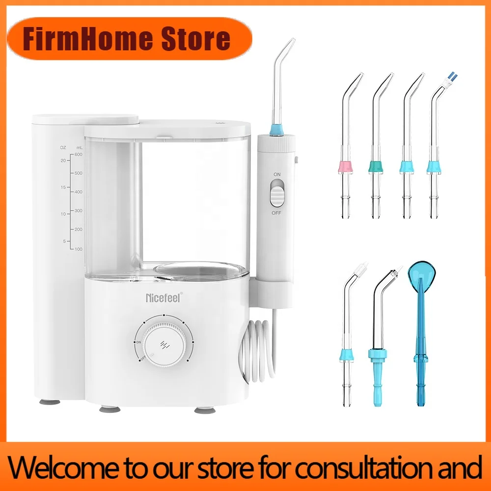 FirmHome StoreFor Flycat 600ml IPX4 Visual Cordless Electric Water Flosser Portable For Oral Irrigator For Waterproof Power Sour