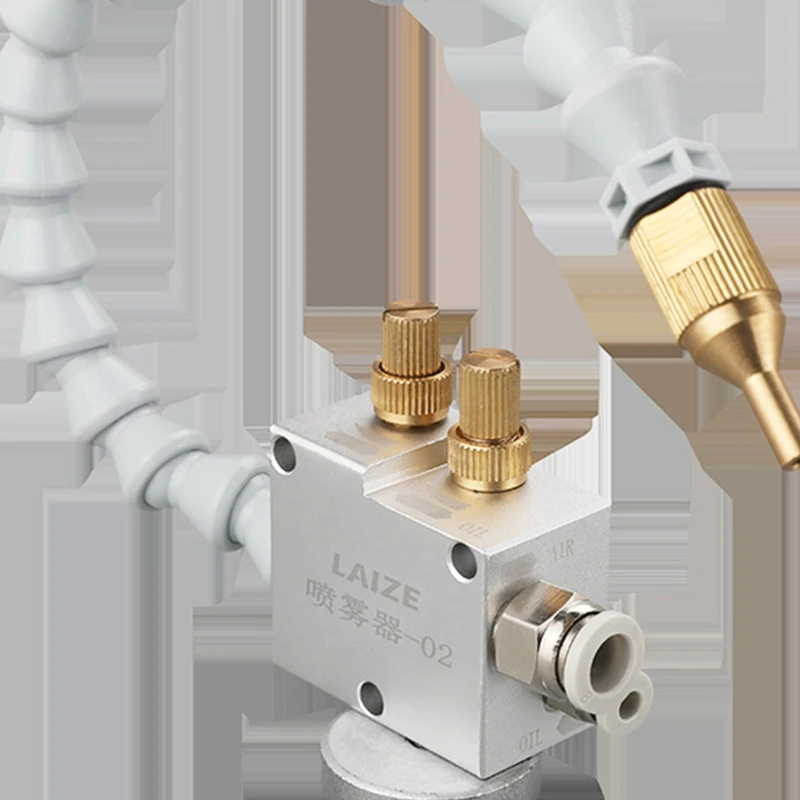Mist Coolant Lubrication Spray System With Throttle Valve CNC Lathe Milling Drill Engraving Machine Air Tool Accessories