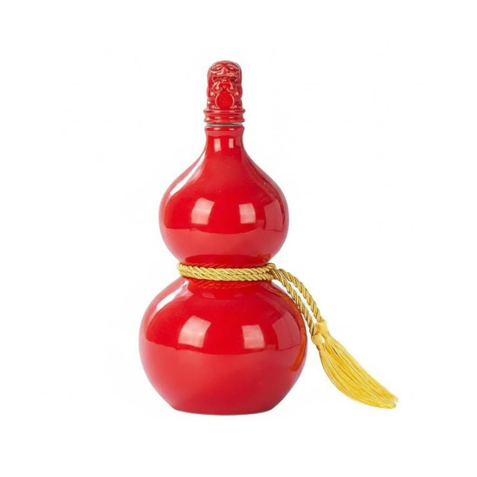 Ceramic Wine Bottle Elegant Chinese Gourd Flagon 500ml Sake Decanter Home Bar Decor Art