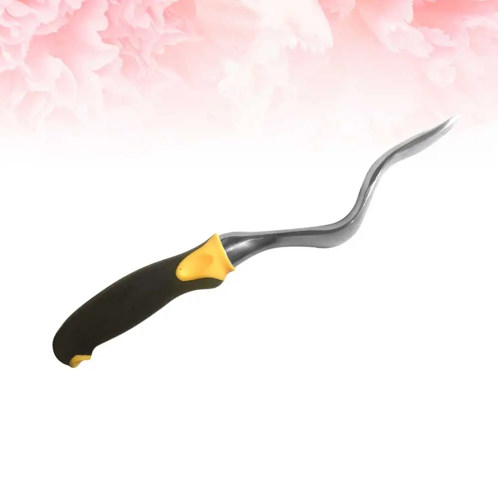 

1pc Metal Weeding Tool Long Handle Manual Weeder Fork Garden Digging Tool Durable Ergonomic Handle Portable Small Size