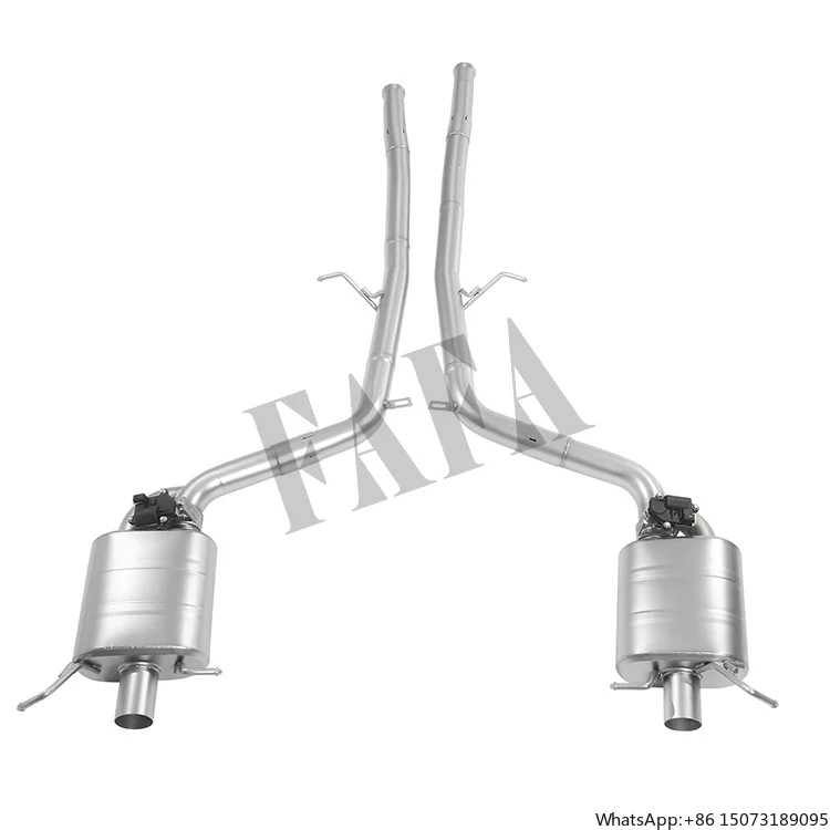 

Высокопроизводительная выхлопная система для C350 W204 3.5L: средняя и задняя секции, электрический клапан, глушитель