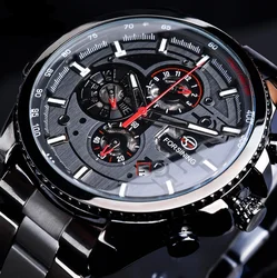 2024 New Waterproof Multi functional Mechanical Watch for Men's Fashion Fully Automatic Mechanical Watch