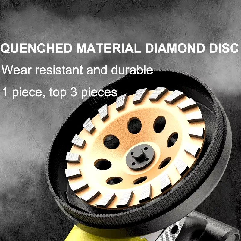 Wall Grinding Machine Ground Concrete Polishing Machine Dust -Free Ground Angle Grinder Pavement Electric Planing Milling Tools
