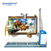 Epson DX7/DX10/TX800 Double Nozzle 3d Drawing Painting Wall Printing Machine Wall Printer