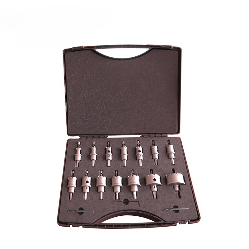 Tungsten Carbide Hole Saw Tool Kit Includes 5mm 10mm TCT Bit Tool, Ready for Metalworking