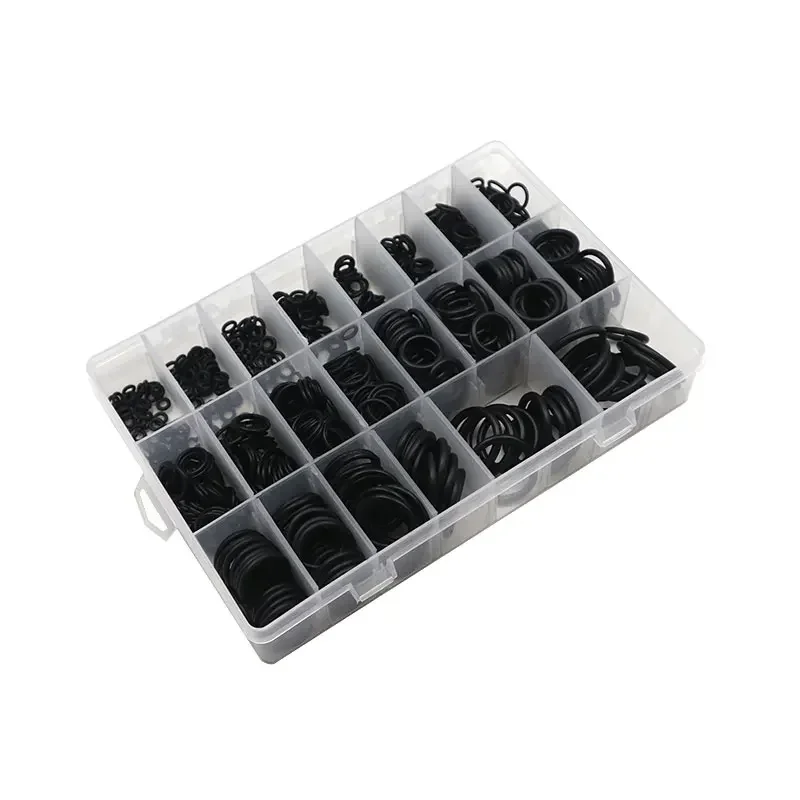 200/225PCS O Rings Rubber Sealing O-rings Nitrile Washer Seals Damper Waterproof Repair Rubber Assortment Kit Set