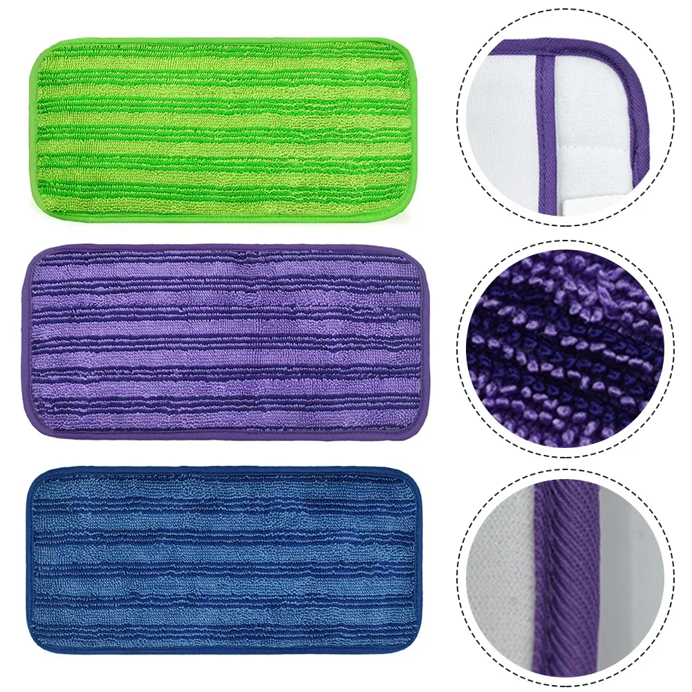 3/6 Pcs Household Cleaning Mop Pads Reusable Pads For Sweeper Mops 12 Inch Floor Cleaning Mop Head Pads