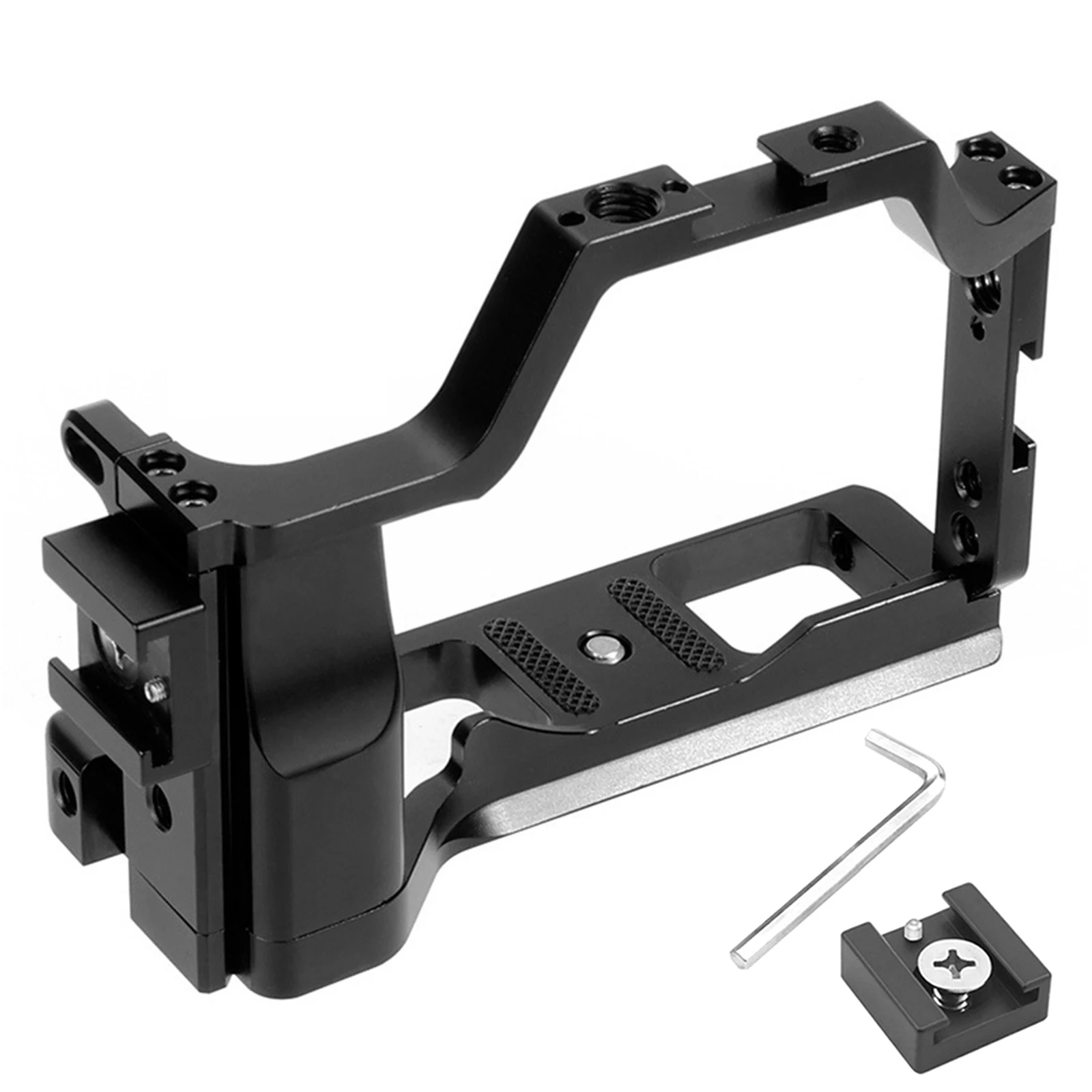 Metal Camera Cage For Canon EOS M5 M50 M50II Camera Rabbit Case Frame Rig with Cold Shoe Mount 1/4