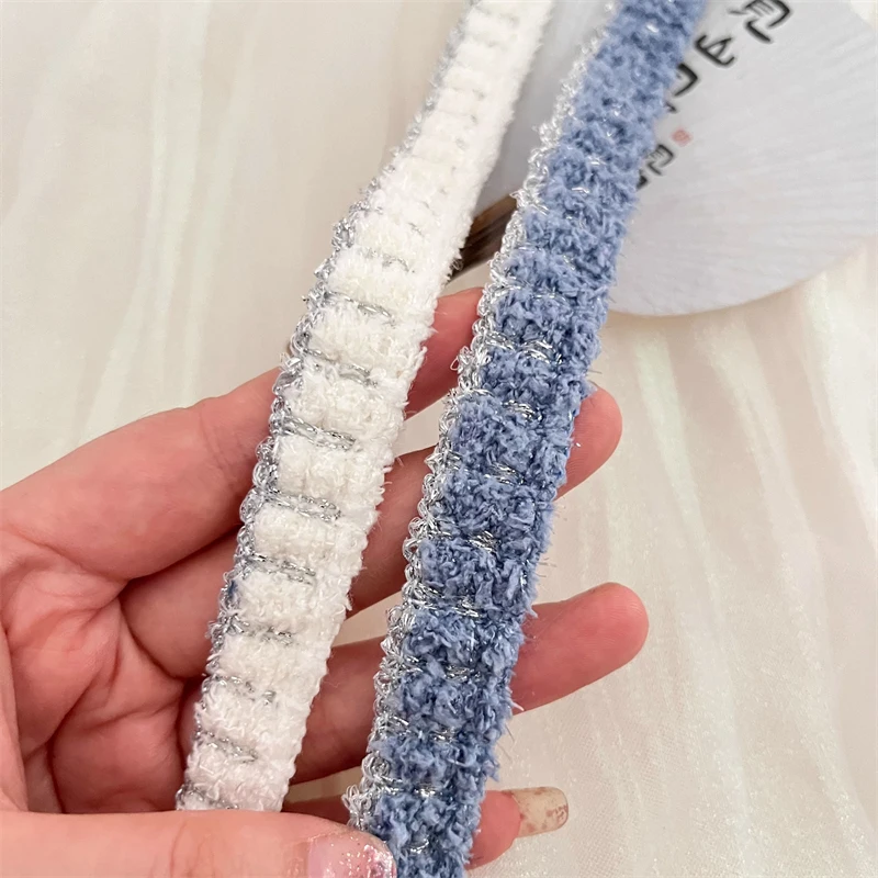 New Collection: 1.7cm Width Small Fragrant Style Silver Thread Splicing Lace DIY Clothing Jacket Pressing Edge Strip Webbing